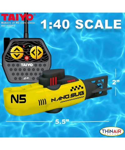 RC Submarine 1:40 Scale Real Working Mini Remote Control Sub with Handset for Under Water Action Submerge and Surface Gift fo...