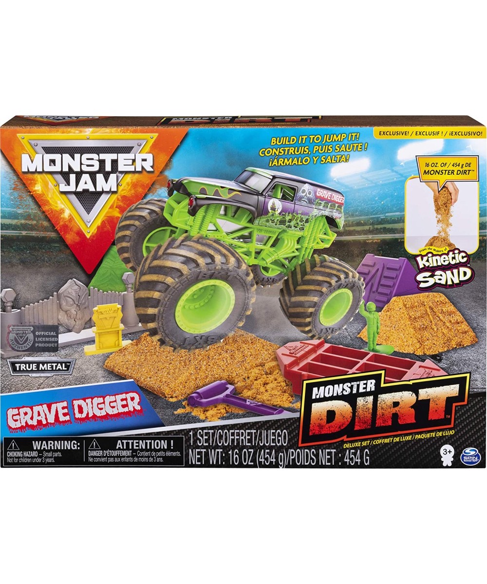 Monster Jam Grave Digger Monster Dirt Deluxe Set Featuring 16oz of Monster Dirt and Official 1:64 Scale Die-Cast Truck $55.19...