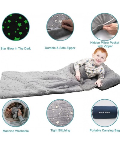 Kids Sleeping Bags Glow-in-The-Dark Sleeping Bags and Kids nap mats 63" x 29" Soft and Comfortable Sleeping Bags for Kids Gir...