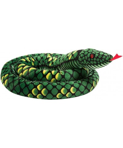 Plush Giant Snake Realistic Stuffed Animal Red Eyes Toy Gifts for Boys and Girls 120 Inches (Green) $33.44 Stuffed Animals & ...