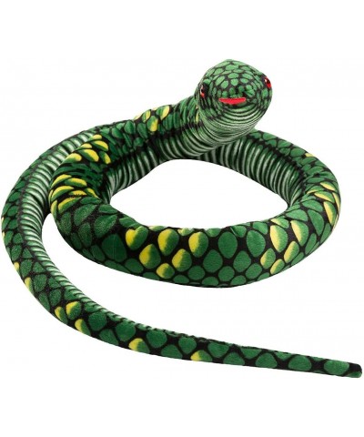 Plush Giant Snake Realistic Stuffed Animal Red Eyes Toy Gifts for Boys and Girls 120 Inches (Green) $33.44 Stuffed Animals & ...