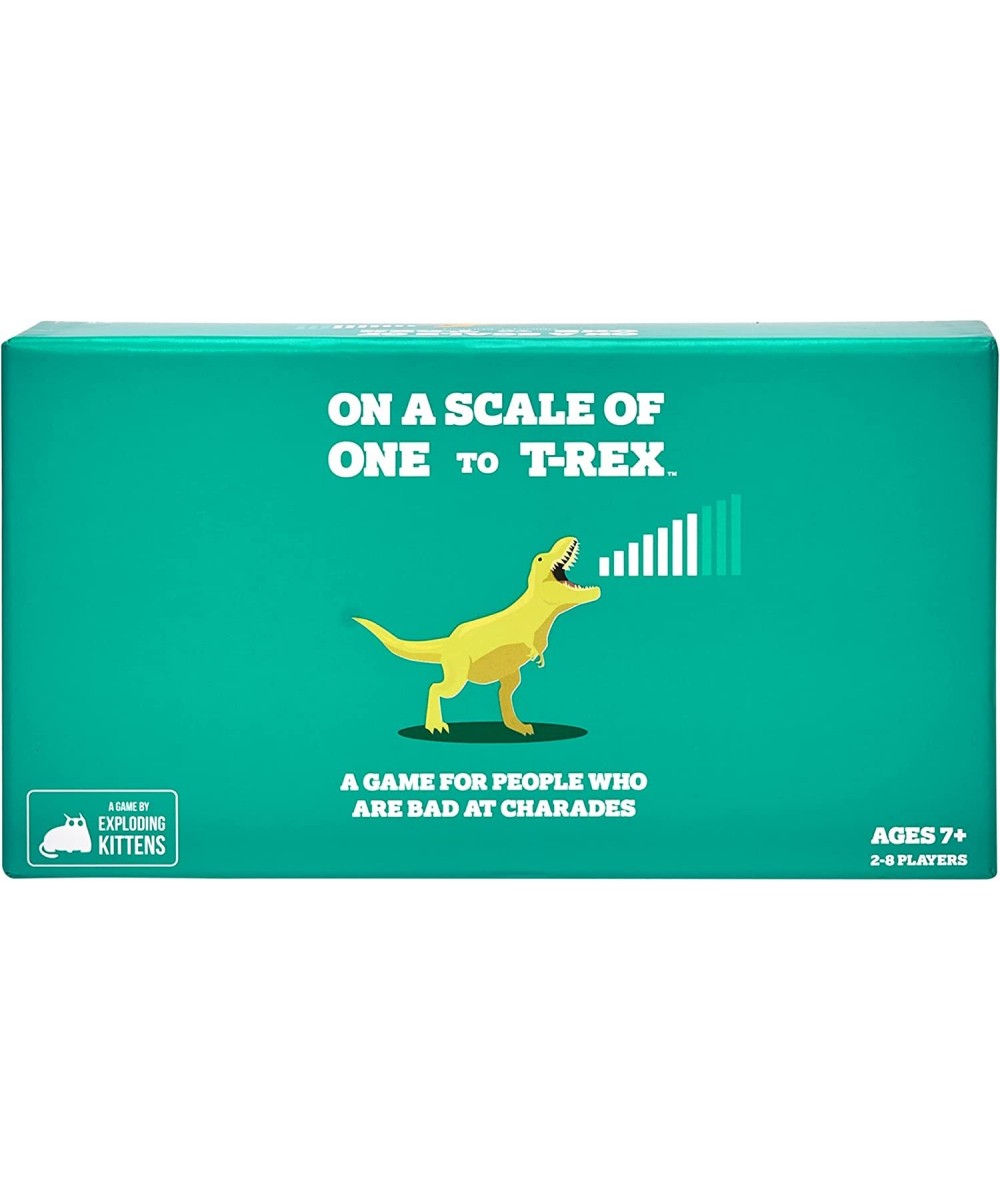 On a Scale of One to T-Rex by Exploding Kittens: A Card Game for People Who Are Bad at Charades - Family Card Games for Adult...