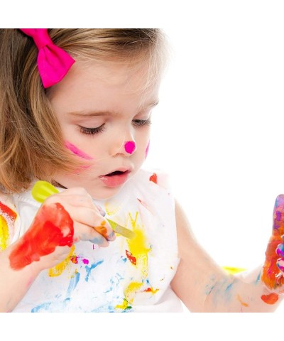 12 Pieces Kids Paint Brushes Jumbo Children's Artist Paint Brushes Washable Chubby Toddler Tempera Paint Brushes for Kids Pai...