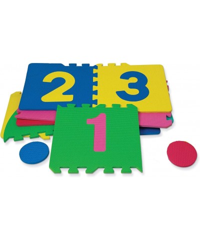 Hopscotch Playmat Foam Interlocking Puzzle Floor Mat - 10 Large Number Tiles (12" by 12" Square Blocks) $42.52 Puzzle Play Mats