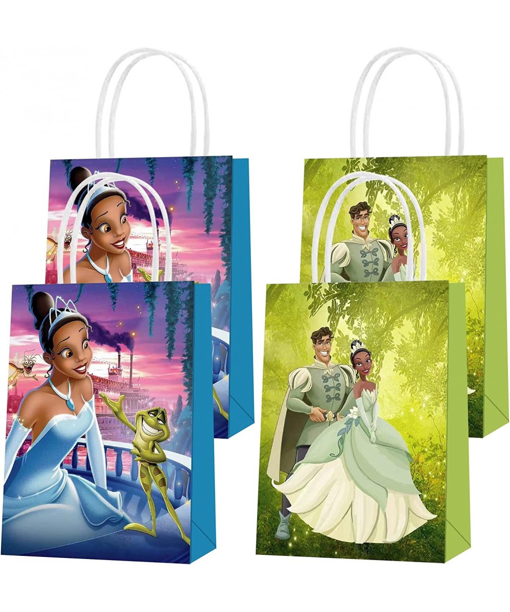 16 Pack Princess and The Frog Party Gift Bags Party Decorations Birthday Party Favors Treat Candy Goodie Bags for Princess Th...