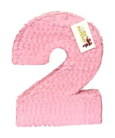 APINATA4U Large Solid Light Pink Number Two Pinata Second Birthday $62.83 Piñatas