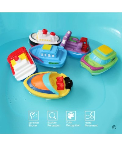 Bathtub Floating Bath Toys(6PCS) Baby Soft Bath Time Boat Toys Bathtub Learning Water Toys and Bathroom Toys for Toddlers $27...