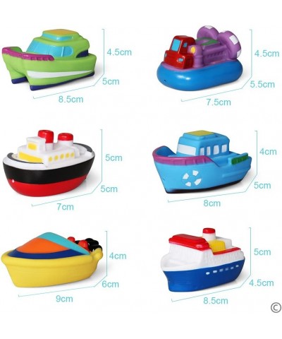 Bathtub Floating Bath Toys(6PCS) Baby Soft Bath Time Boat Toys Bathtub Learning Water Toys and Bathroom Toys for Toddlers $27...