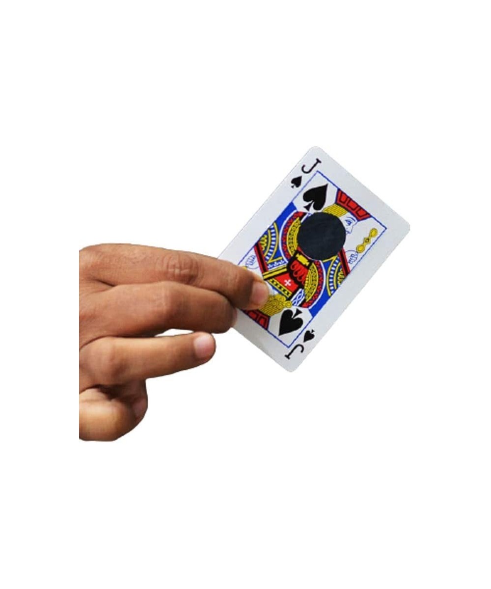 Magician's Impossible Hole Magic Trick Use Any Small Object Thru Card Gimmick $26.61 Magic Kits & Accessories