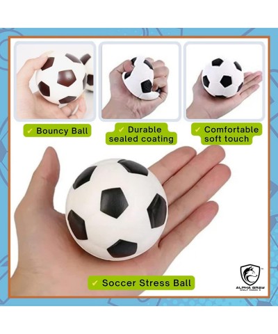 Soccer Gifts (Pack of 7) - Durable Hover Soccer Ball with Trophy Keychain Soccer Spinner and Cheering Horn for Outdoor and In...