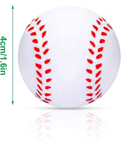 30 Pack Baseball Stress Ball Mini Foam Sports Ball Foam Sports Ball for School Carnival Reward Party Bag Gift Fillers (White)...