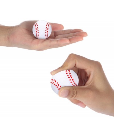 30 Pack Baseball Stress Ball Mini Foam Sports Ball Foam Sports Ball for School Carnival Reward Party Bag Gift Fillers (White)...