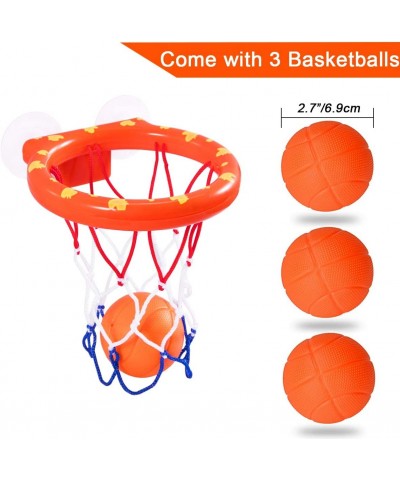 Bath Toy Fun Basketball Hoop & Balls Set for Boys and Girls Kid & Toddler Bath Toys Gift Set 3 Balls Included $18.89 Bathtub ...