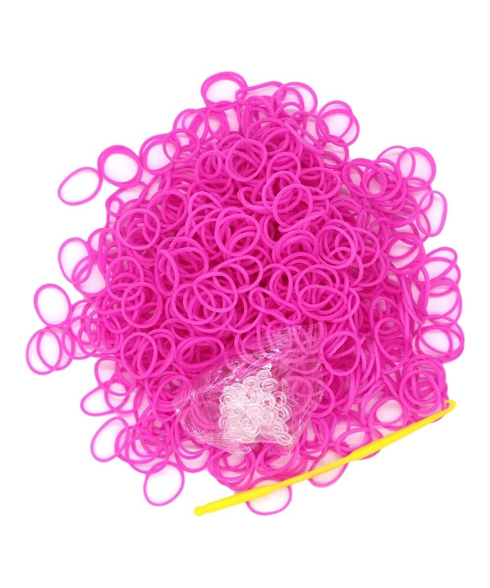 6000PCS Pack Rubber Loom Bands Barcelet Making Kit 250PCS S-Clips10-Hooks Colorful Rubber Bands Refill Kits for Kids Girls Bo...