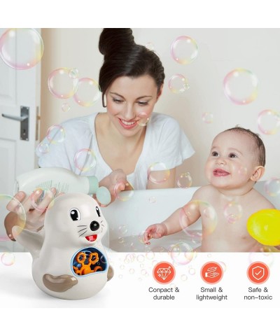 Bubble Blower Bubble Machine Maker for Kids Toddler Cute Sea Lion Bubble Machine Gun Blower for Lawn Party Outdoor Indoor Toy...