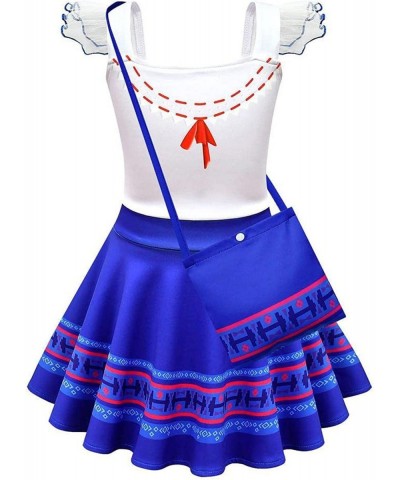 Kids Dolores Cosplay Pepa Costume Isabela Dress Princess Lace Sleeve Ruffle Skirt for Girls $16.32 Kids' Costumes