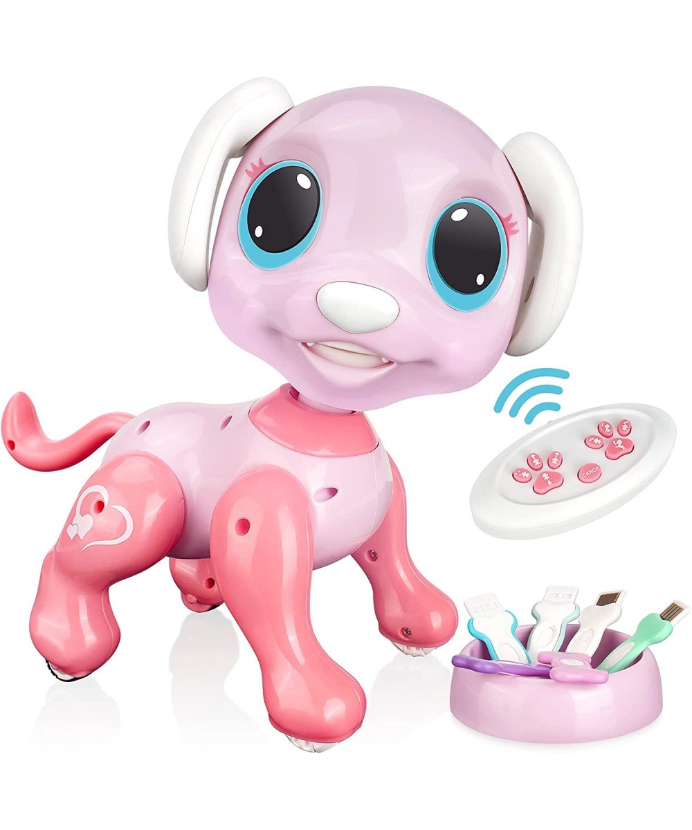 Remote Control Robot Dog Toy RC Interactive Intelligent Walking Dancing Programmable Robot Puppy with Gesture Sensing Lights ...