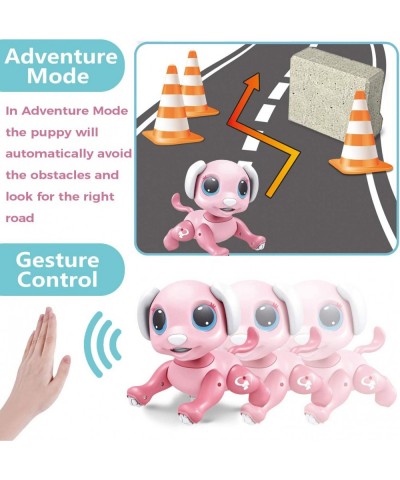 Remote Control Robot Dog Toy RC Interactive Intelligent Walking Dancing Programmable Robot Puppy with Gesture Sensing Lights ...