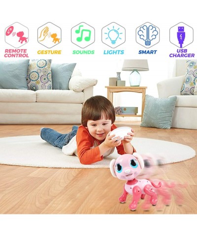 Remote Control Robot Dog Toy RC Interactive Intelligent Walking Dancing Programmable Robot Puppy with Gesture Sensing Lights ...