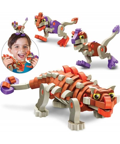 Bloco Toys Ankylosaur & Young Raptors | STEM Toy | Jurassic Dinosaurs | DIY Building Construction Set (200 Pieces) $55.12 Toy...