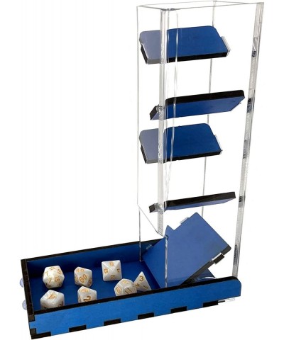 Tall 10″ Dice Tower & Basic Tray – Chroma Series – Blue $67.57 Game Accessories