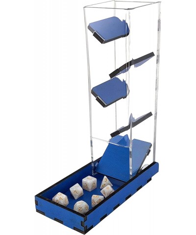 Tall 10″ Dice Tower & Basic Tray – Chroma Series – Blue $67.57 Game Accessories