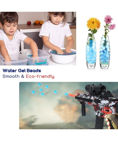 Water Balls Beads Refill Ammo (7-8 mm Blue 10 Pack 100 000 ) Eco-Friendly Non-Toxic Gel Splater Ball Blaster Bullets forGel B...