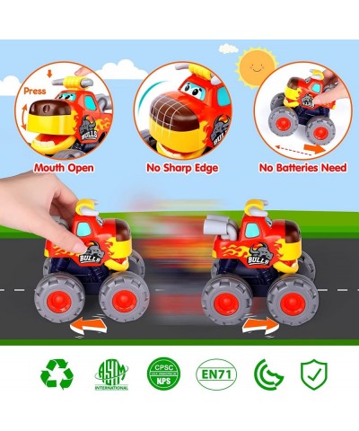 Toy Cars for 1 2 3 Year Old Boys 3 Pack Monster Trucks for Kids Toddlers 1-4 Pull Back Cars in Park Camp Baby Toys 12 18 Mont...