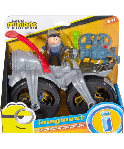 Imaginext Minions The Rise of Gru Rocket Bike and Gru 6-Piece Vehicle and Figure Set for Preschool Kids Ages 3 and Up $29.97 ...