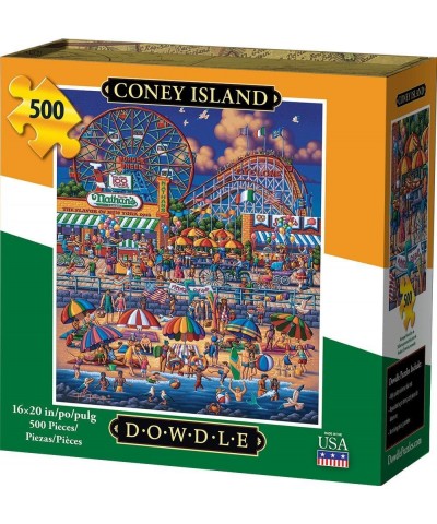 Dowdle Jigsaw Puzzle - Coney Island - 500 Piece $32.36 Jigsaw Puzzles