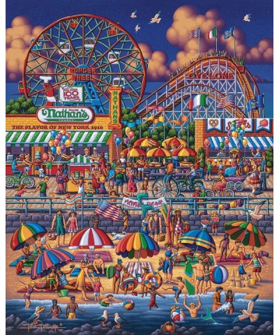 Dowdle Jigsaw Puzzle - Coney Island - 500 Piece $32.36 Jigsaw Puzzles