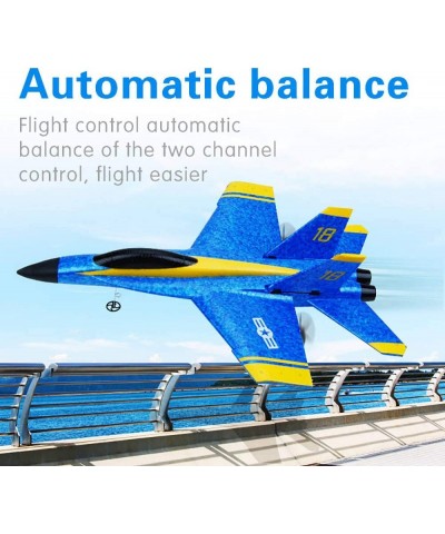 Remote Control Airplane 2.4Ghz 2 Channel RC Plane Ready to Fly Durable EPP Foam Built-in 3-Axis Gyro Easy to Fly RC Aircraft ...