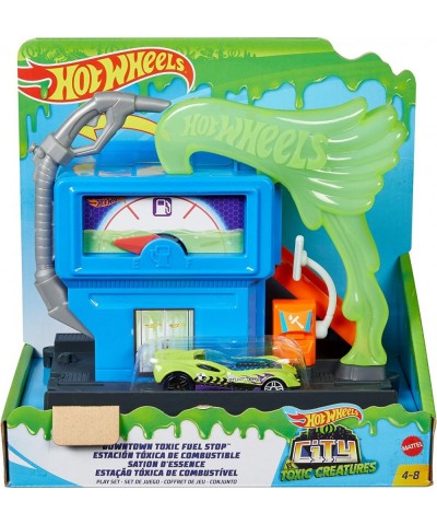 Downtown Toxic Fuel Stop Play Set $42.40 Play Figure Playsets