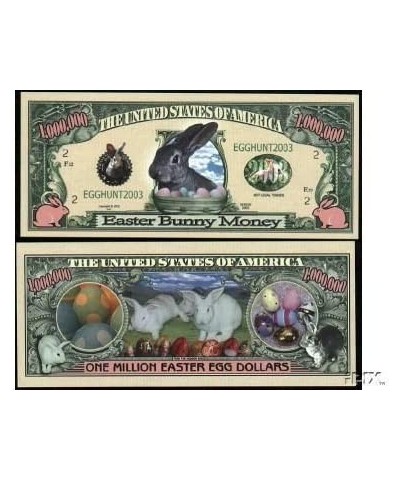 Set of 10 - Easter Million Easter Egg Dollar Bill $16.34 Gags & Practical Joke Toys