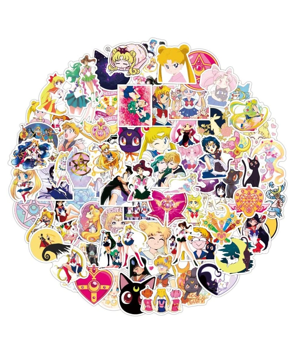 100PCS Cute Girl Sai_lor Moon Stickers Classic Japanese Cartoon Anime Waterproof Sticker for Motorcycle Bike Skateboard Lugga...