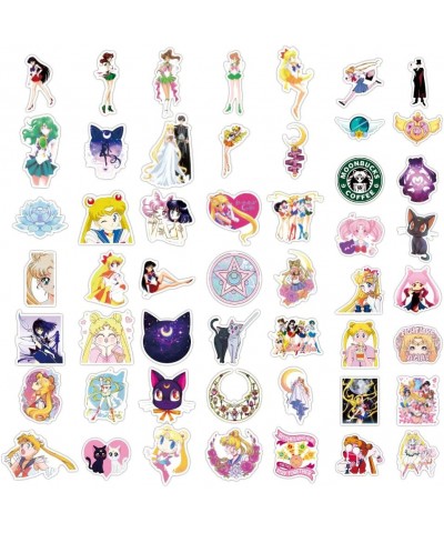 100PCS Cute Girl Sai_lor Moon Stickers Classic Japanese Cartoon Anime Waterproof Sticker for Motorcycle Bike Skateboard Lugga...