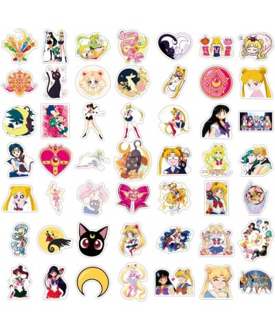 100PCS Cute Girl Sai_lor Moon Stickers Classic Japanese Cartoon Anime Waterproof Sticker for Motorcycle Bike Skateboard Lugga...