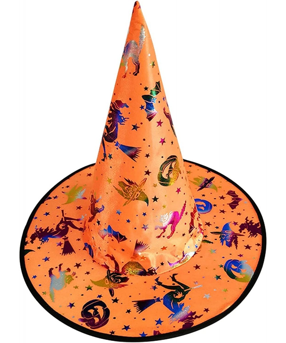 Halloween Hat For Kids Modern Colorful Bronzing Decorations For Children Witch Hat Party Costume Accessory Cosplay Magic Hat ...