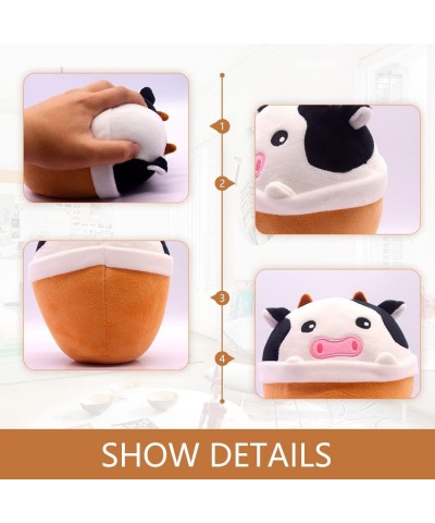 Cute Cow Boba Plush Toy - Kawaii Plushie Pillow Boba Plushie Cow Stuffed Animals Toy for Kids - Soft Bubble Tea Plushie Pillo...