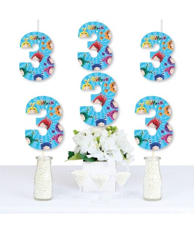 3rd Birthday - Three Shaped Decorations DIY Kids Third Birthday Party Essentials - Set of 20 $31.34 Kids' Party Centerpieces