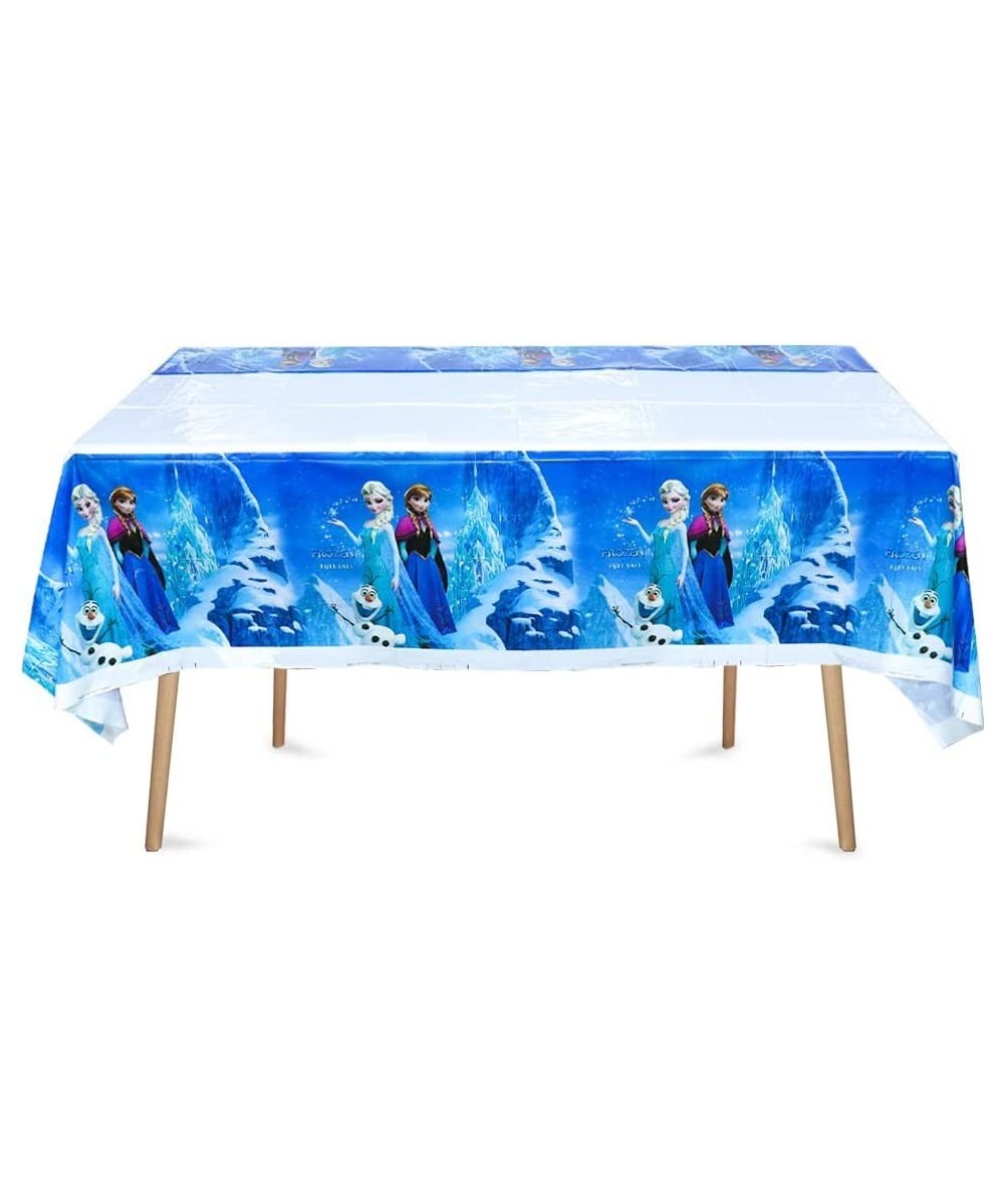 2PCS Frozen Princess Tablecloth Table Cover for Theme Birthday Party Supplies Decorations (70'' x 42'') (blue1) $15.56 Kids' ...