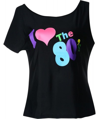 Kids I Love The 80s Tshirt Girl Halloween Costume Accessories Fancy Outfits $56.30 Kids' Costumes