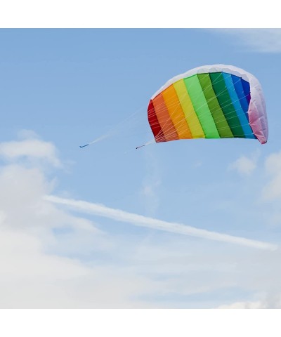 SS-IB-ITB-2973 Rainbow 62" Sport Kite Dual Line Stunt Parafoil Includes Braided Kite Line and Bag $57.93 Kites & Wind Spinners