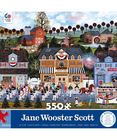 Jane Wooster Scott - Celebration of America - 550 Piece Jigsaw Puzzle $21.37 Jigsaw Puzzles