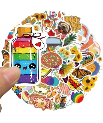 50 PCS Cute VSCO Stickers Pack Vinyl Waterproof Stickers for Laptop Water Bottle Luggage Guitar Skateboard Bicycle Car Decals...