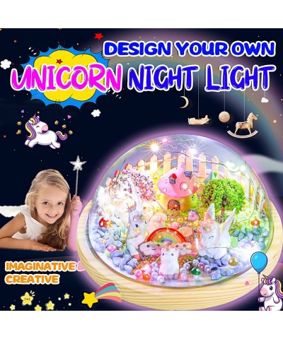 Unicorns Gifts for Girls - Unicorn Crafts for Kids Make Your Unicorn Night Lights Kit with Rainbow Fairy Lights Gifts for 5 6...