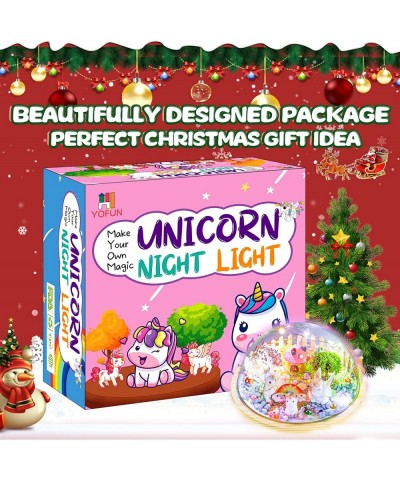 Unicorns Gifts for Girls - Unicorn Crafts for Kids Make Your Unicorn Night Lights Kit with Rainbow Fairy Lights Gifts for 5 6...