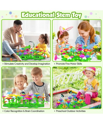 Flower Garden Building Toys for Girls Boys 3 4 5 6 Year Old Preschool Activities Christmas & Birthday Gifts for Toddlers and ...