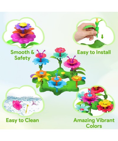 Flower Garden Building Toys for Girls Boys 3 4 5 6 Year Old Preschool Activities Christmas & Birthday Gifts for Toddlers and ...