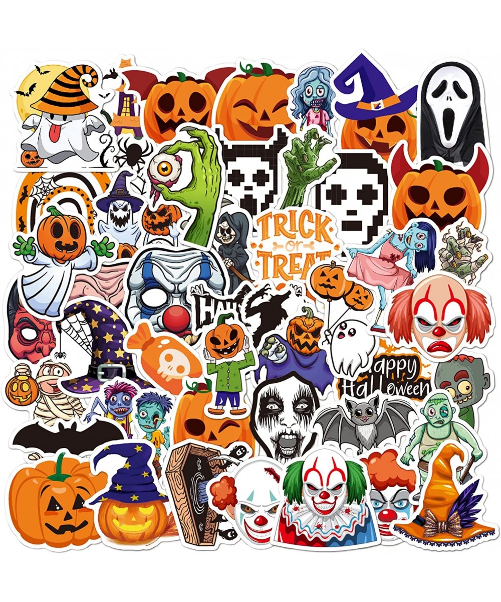 Cute Halloween Stickers for Kids - 100 Pieces | Halloween Vinyl Stickers | Scary Halloween Window Stickers | Halloween Pumpki...